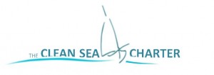 logo Clean sea charter 15 x 8 cm